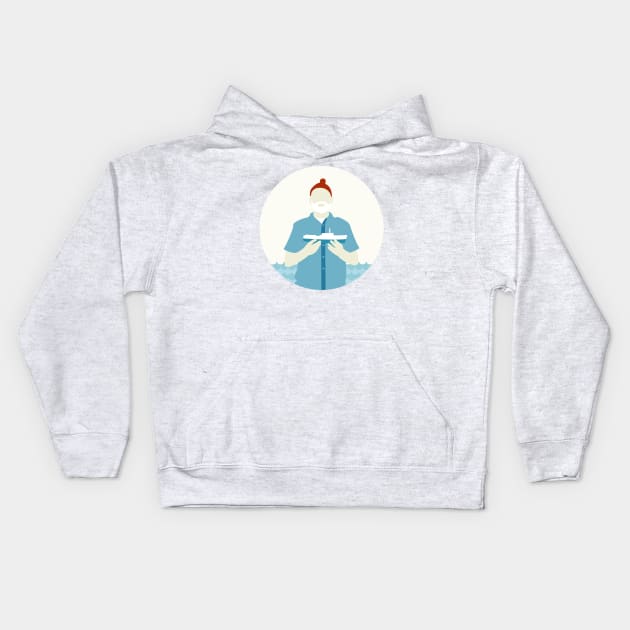 Steve Zissou Kids Hoodie by William Henry Design